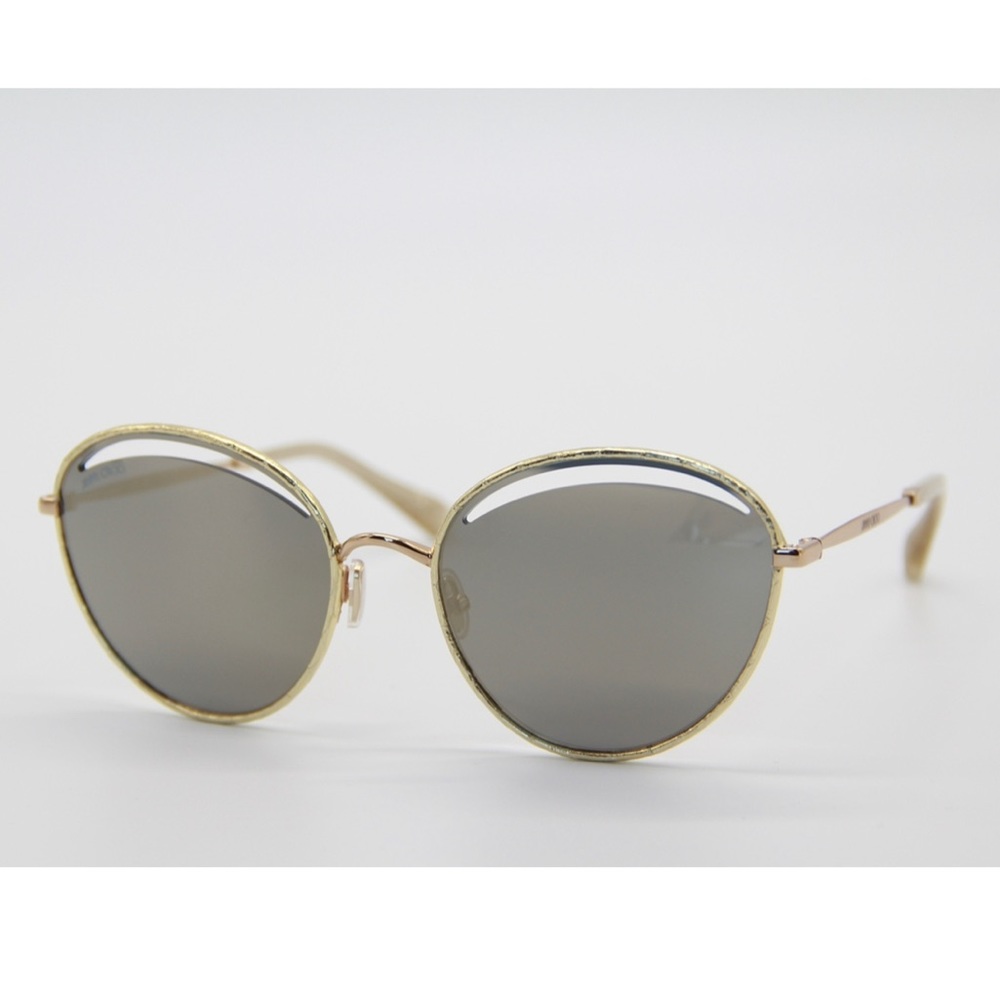 NEW JIMMY CHOO MALYA/S J5G GOLD SUNGLASSES